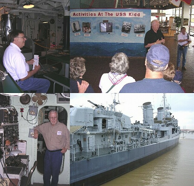 USS BOYD Veterans tour the USS KIDD