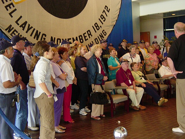 USS BOYD Veterans tour the USS KIDD